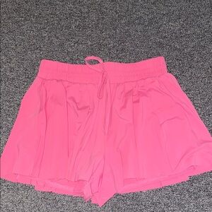 Women's Pink skirt with shorts